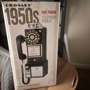 New In box ! Crossley 1950s Public Pay phone ! Nastalgic No returns